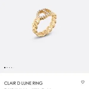 Clair D Lune リング Sサイズ ChristianDior CLAIR D LUNE ゴールド リング Sサイズ